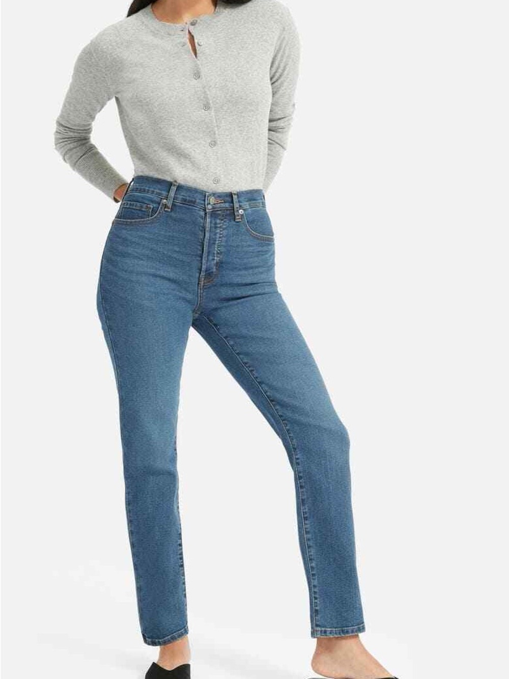 Everlane Mid Wash High-Rise Women's Jeans